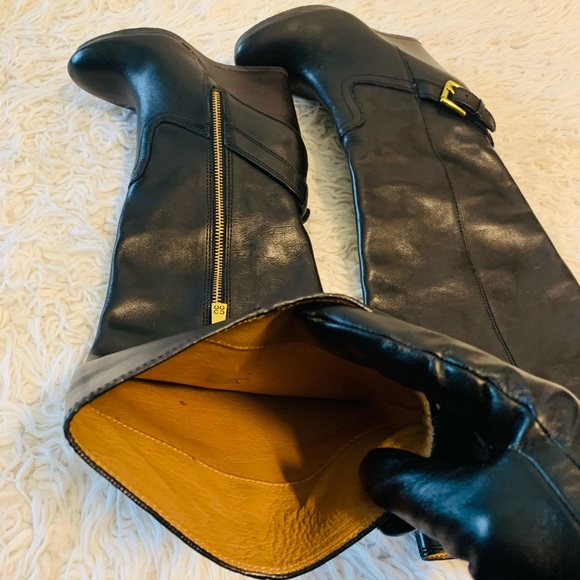 NEW w/out tags Coach Dorothy Wedge Riding Boots - Picture 14 of 17